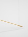 Minimalistyczna lampa wisząca MONTERZO złota
