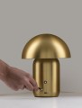 Lampa stołowa LOMENTA grzybek złota