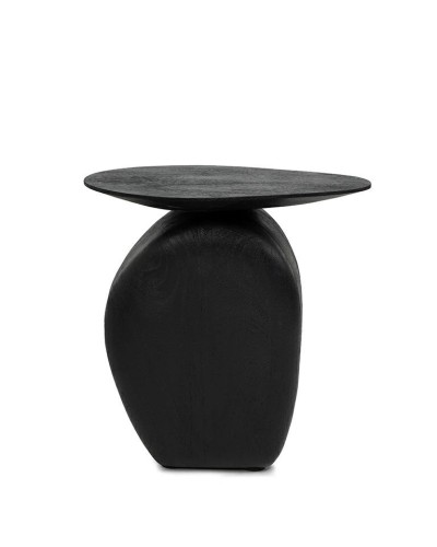 Stolik kawowy ATLAS czarny drewno mango MaMaison 