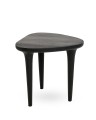 Stolik kawowy LAMINAR S czarny / drewno mango MaMaison
