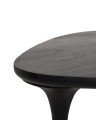 Stolik kawowy LAMINAR M czarny /   drewno mango MaMaison