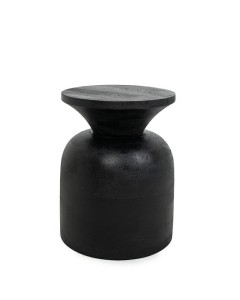 Stolik kawowy BISATO czarny / drewno mango MaMaison 