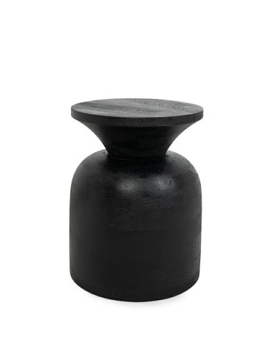 Stolik kawowy BISATO czarny / drewno mango MaMaison 