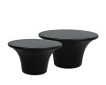 Zestaw stolików kawowych PODIUM czarny MaMaison