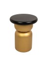 Stolik kawowy LEONARDO 39 czarno - złoty 