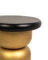Stolik kawowy LEONARDO 39 czarno - złoty 