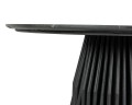 Stół jadalniany LEVANTE 120 czarny marmur / drewno mango MaMaison