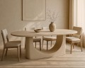 Stół jadalniany ICARO 220 beżowy / drewno mango MaMaison 