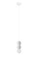 Lampa wisząca IBAGUE beton / szkło