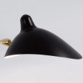 Lampa ścienna CRANE W1 czarna 