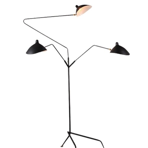 Lampa podłogowa CRANE F3 czarna