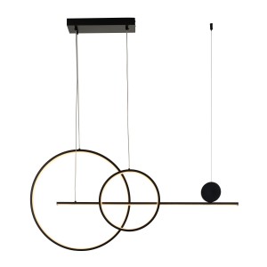 Nowoczesna lampa wisząca NEW AGE LED 120 czarna