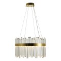 Kryształowa lampa wisząca ROYAL LED złota