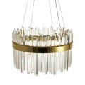 Kryształowa lampa wisząca ROYAL LED złota