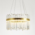 Kryształowa lampa wisząca ROYAL LED złota