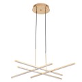 Lampa wisząca CRISS CROSS LED złota