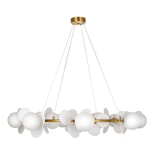 Lampa wisząca CHIC złoto-biała