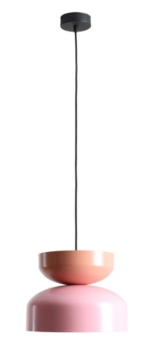 Lampa wisząca TULA DARK BABY PINK + CORAL