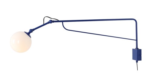 KINKIET SOHO GLASS DUŻY kobaltowy