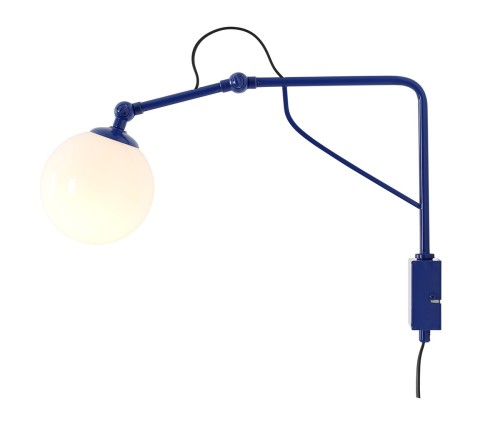 KINKIET SOHO GLASS MAŁY kobaltowy