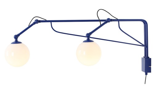 KINKIET SOHO GLASS 2 kobaltowy