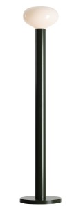 LAMPA STOJĄCA FLO MOSS M szkło opalowe