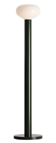 LAMPA STOJĄCA FLO MOSS M szkło opalowe