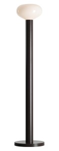 LAMPA STOJĄCA FLO MOKKA M szkło opalowe