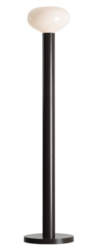 LAMPA STOJĄCA FLO MOKKA M szkło opalowe