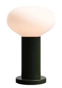 LAMPKA BIURKOWA FLO MOSS S szkło opalowe