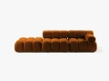 Sofa modułowa 3-osobowa Bellis ceglana boucle L/P       