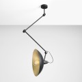 Lampa sufitowa  / ścienna MELOS czarno-złota