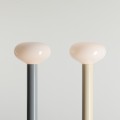 LAMPA STOJĄCA FLO CREAM M szkło opalowe