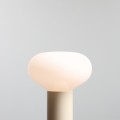LAMPKA BIURKOWA FLO CREAM S szkło opalowe