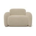 Fotel Yoko Lounge beżowy velvet
