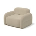 Fotel Yoko Lounge beżowy velvet