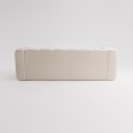 Sofa 3-osobowa Berry Doppio beżowa velvet