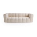 Sofa 3-osobowa Berry Doppio beżowa velvet