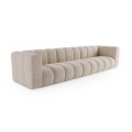 Modułowa sofa Berry Trio beżowa velvet