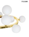 Lampa wisząca ALURE OVAL 120 złota / mleczna MOOSEE