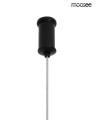 Lampa wisząca ALURE OVAL 120 czarna / mleczna MOOSEE
