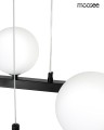 Lampa wisząca ALURE OVAL 120 czarna / mleczna MOOSEE