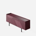Bordowa komoda Raggio Bordeaux krótka
