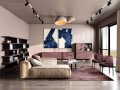 Bordowa komoda Raggio Bordeaux krótka