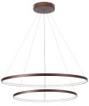 Lampa wisząca ring BANDA double brązowa