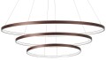 Lampa wisząca ring BANDA triple brązowa