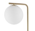 Lampa podłogowa RIOJA złota / biała kula