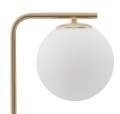 Lampa stołowa RIOJA złota / biała kula