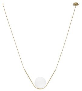 Nowoczesna lampa wisząca SORIA złota