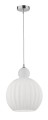 Lampa wisząca AVILES biała / chrom